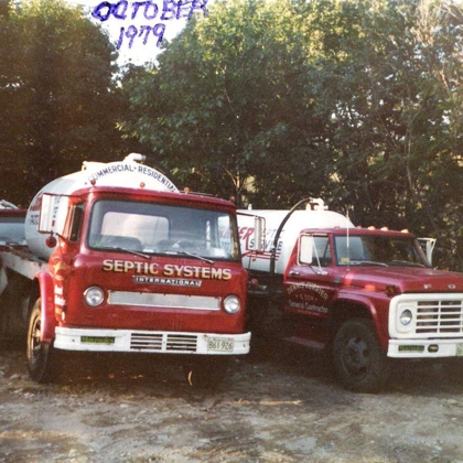 octover 1979 EarthCare trucks