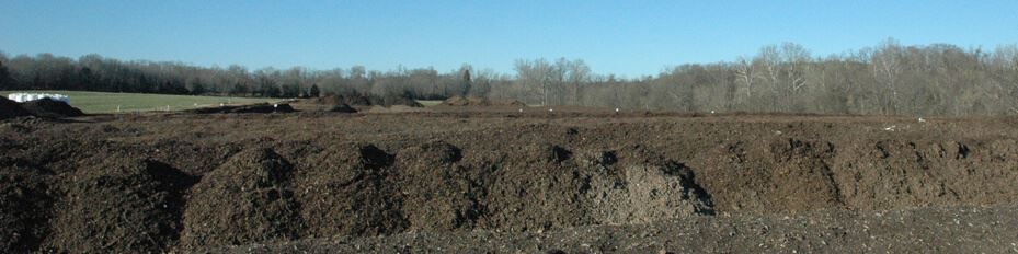 Earth farms compost yard