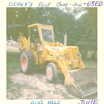 Denny's first buck hoe - used