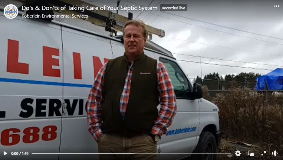 Koberlein Live Chris Talks About The Do S And Don Ts Of Septic System